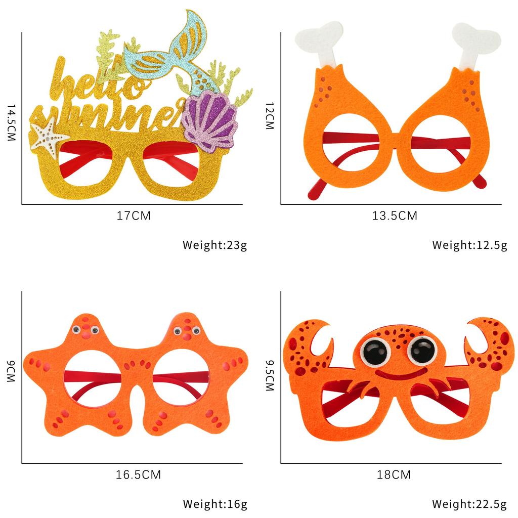 Colorful Plastic Hawaiian Style Sunglasses For Kids Perfect For Summer Beach Parties