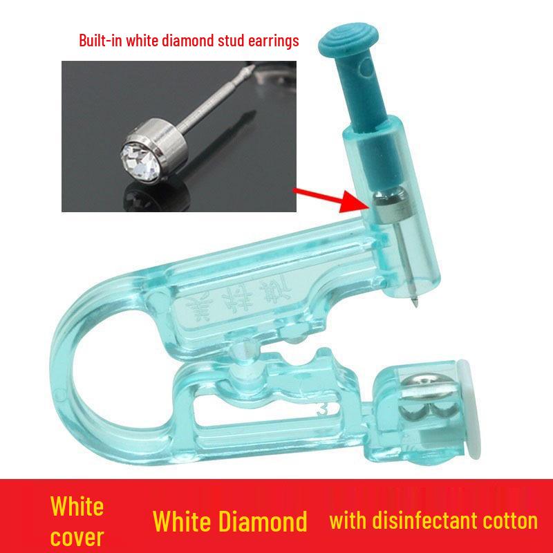 Disposable Sterile Anti-Allergic Ear Piercing Kit with Needle and Stud Gun