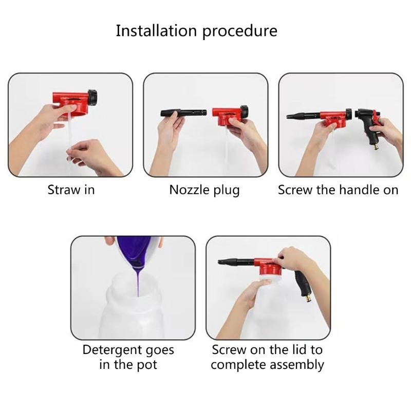 Foam Guns Car Wash Connect To Garden Hoses Snow Foam Blaster Foam Cannons Sprayer
