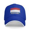 Vintage Netherlands Flag Heritage Dutch Roots Sun Baseball Cap Fashion Trucker Hat For Women Unisex Hiking Fishing Snapback Cap