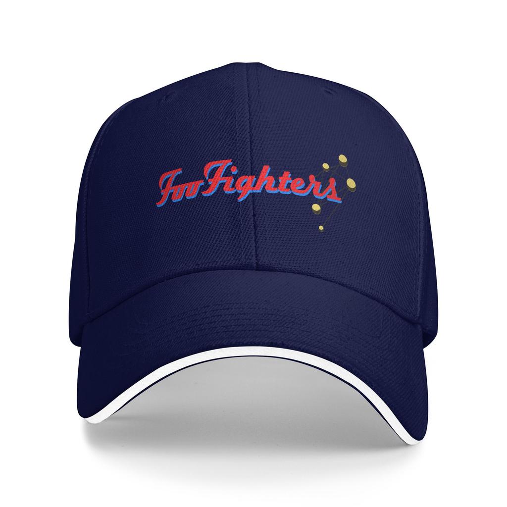 Rock Foos FFighters Band Art Casual Baseball Cap Summer Trucker Hat Sunscreen Running Hippie Snapback Cap UnisexTeens Caps