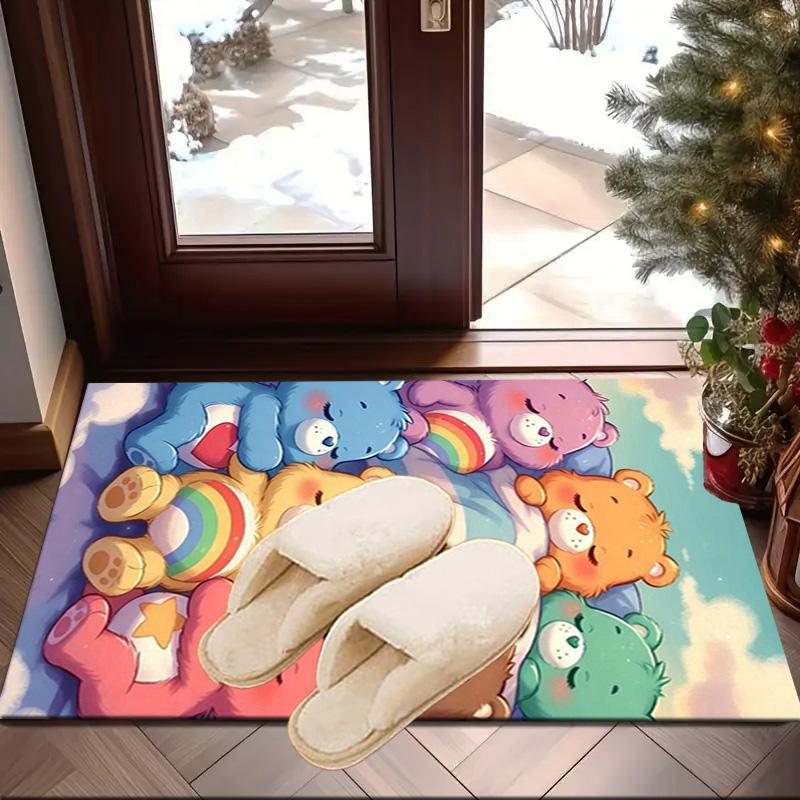 Rainbow Bears  Carpet, Chair Rug,Rug for Office Bedroom living rooms, Doormat decor Fan Gift Christmas Gift