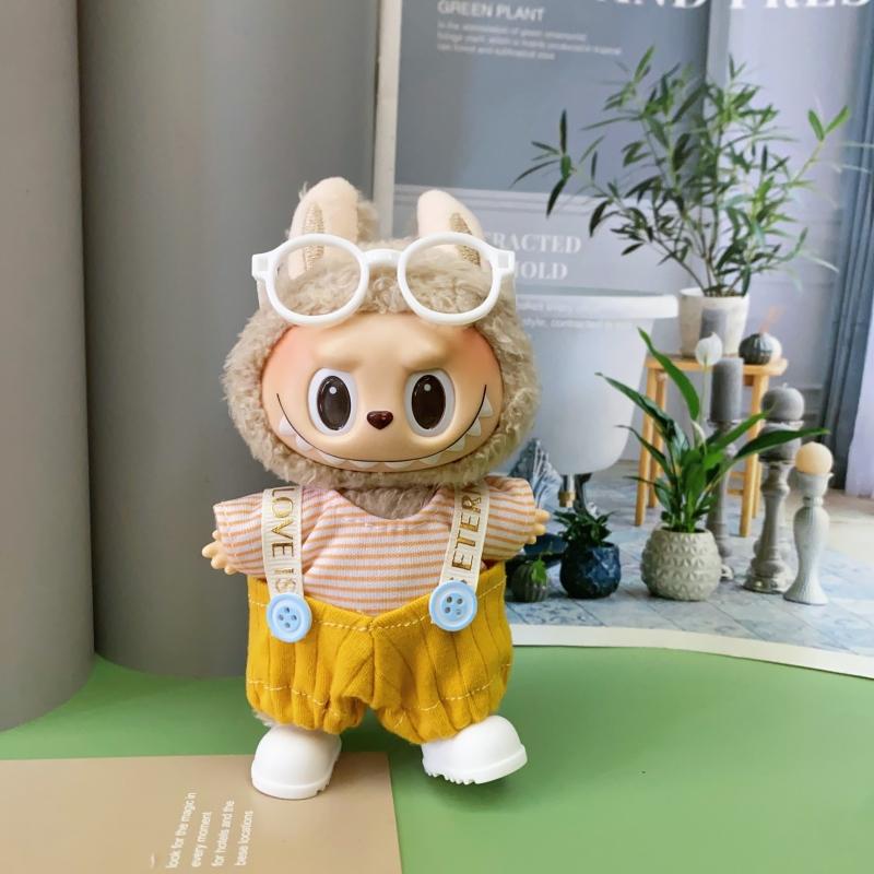 17cm Mini Plush Doll'S Clothes Accessories for 17cm Labubu V1 V2 New Clothes Accessories