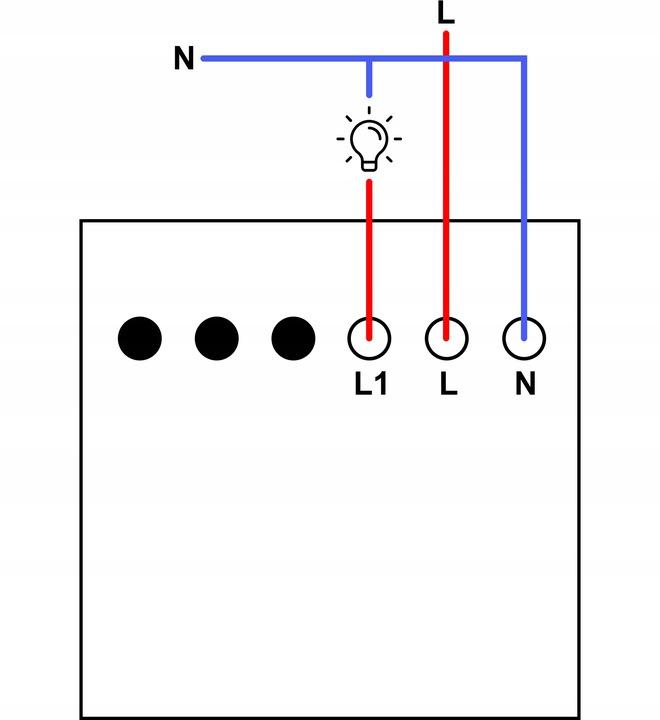 Single Wi-Fi Touch Light Switch Black