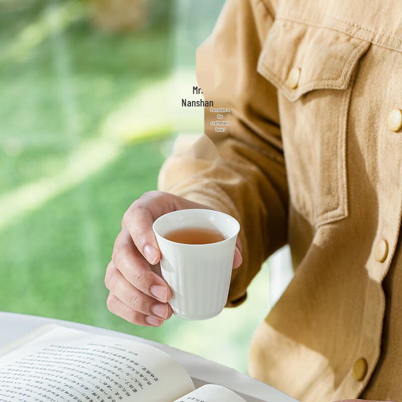 Mr. Nanshan Zen White Portable Glass Tea Set