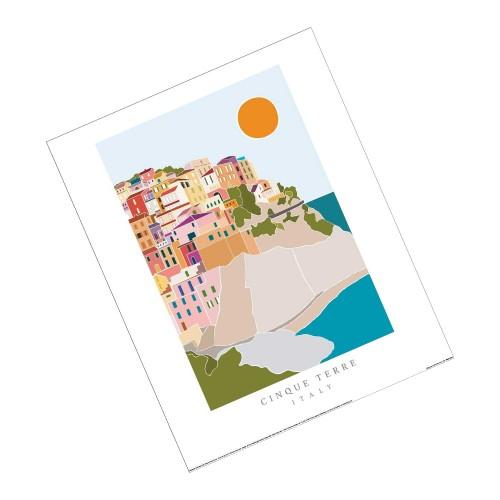 Tall Boy Prints Cinque Terre Print