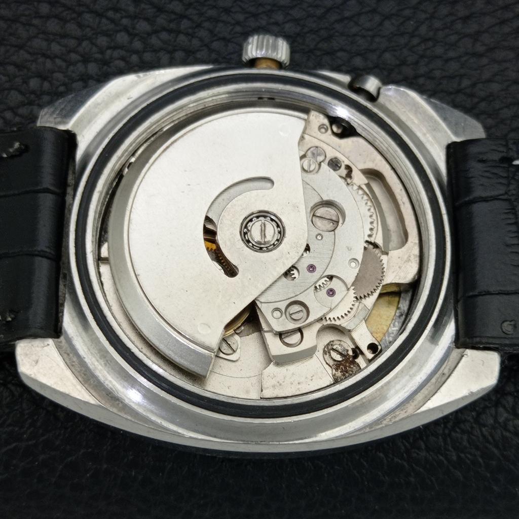 AUTOMATIC VINTAGE RICOH R31 JAPAN MENS GREEN COLOR DIAL WATCH a707741-1