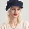 Maia Wool Bread Hat - Navy