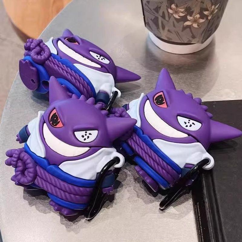 

Sasuke Airpodsro2 Bluetooth Earbuds Case Applicable to Apple 4 Generation Silicone Cartoon Airpods3 Generation Protective Case Second Generation Apple AirPods 2 Geng Gui Sasuke + Hook
