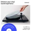 Hudson Acrylic Turntable Mat LP Slipmat Blue Line Hi-Fi American-made