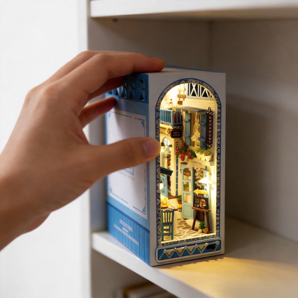 Wooden Building Model Kit With Diy Assembly For Creative Home Decor And Gift