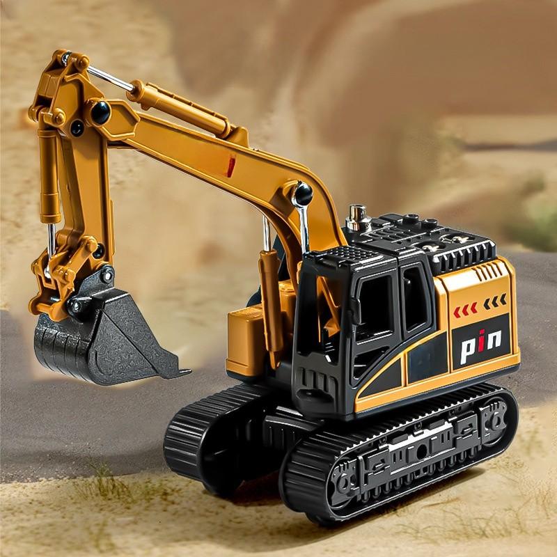 

Engineering Vehicle Model With Inertial Forward Motion For Kids Play And Collectors