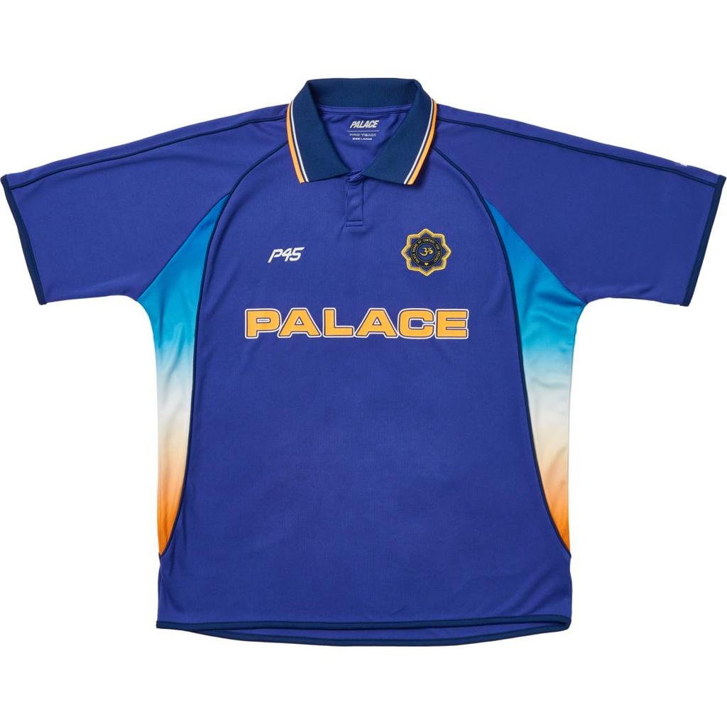 Palace Cricket Jersey Blue Unisex Tops P26ES056