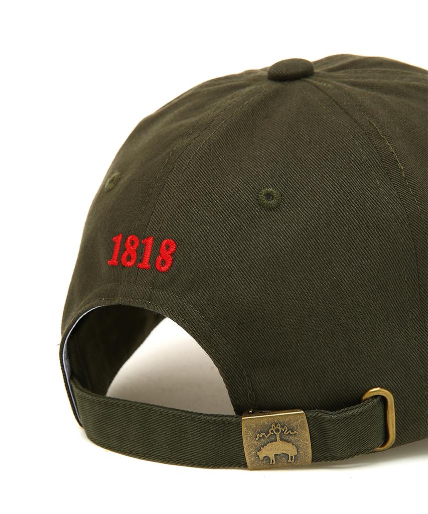 BROOKS BROTHERS [Unisex] Cotton Logo Baseball Cap (Green) (Bbacmm7320Ies)