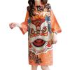 Lady Qipao Dress Soft Chinese Cheongsam for Anniversary Travel Holiday M