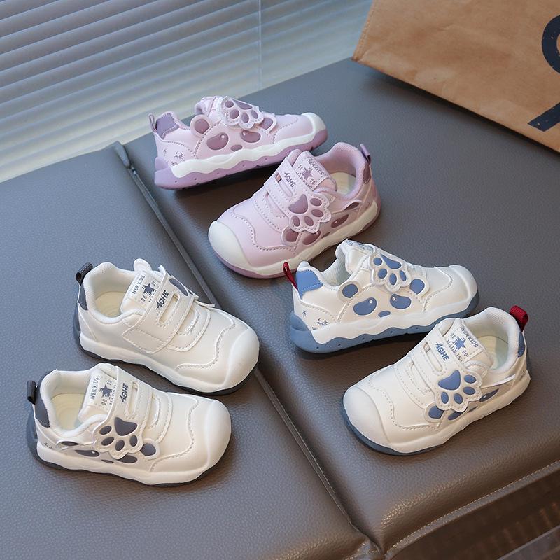 2025 Spring/Autumn Soft Rubber Sole Anti-Collision Toddler Shoes - Fashion Casual for Baby Boys & Girls.