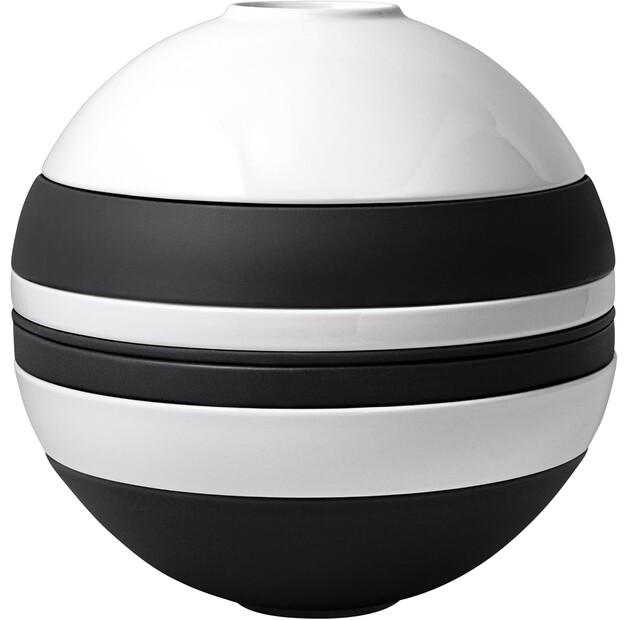 Сервиз Villeroy & Boch Iconic La Boule чёрно-белый, 7 предметов (1016659095)