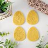 Easter Pattern Rolling Pin Rabbits Carrot Engraved Solid Wood Embossed Cookie Rolling Pin Pastry Dough Flour Roller