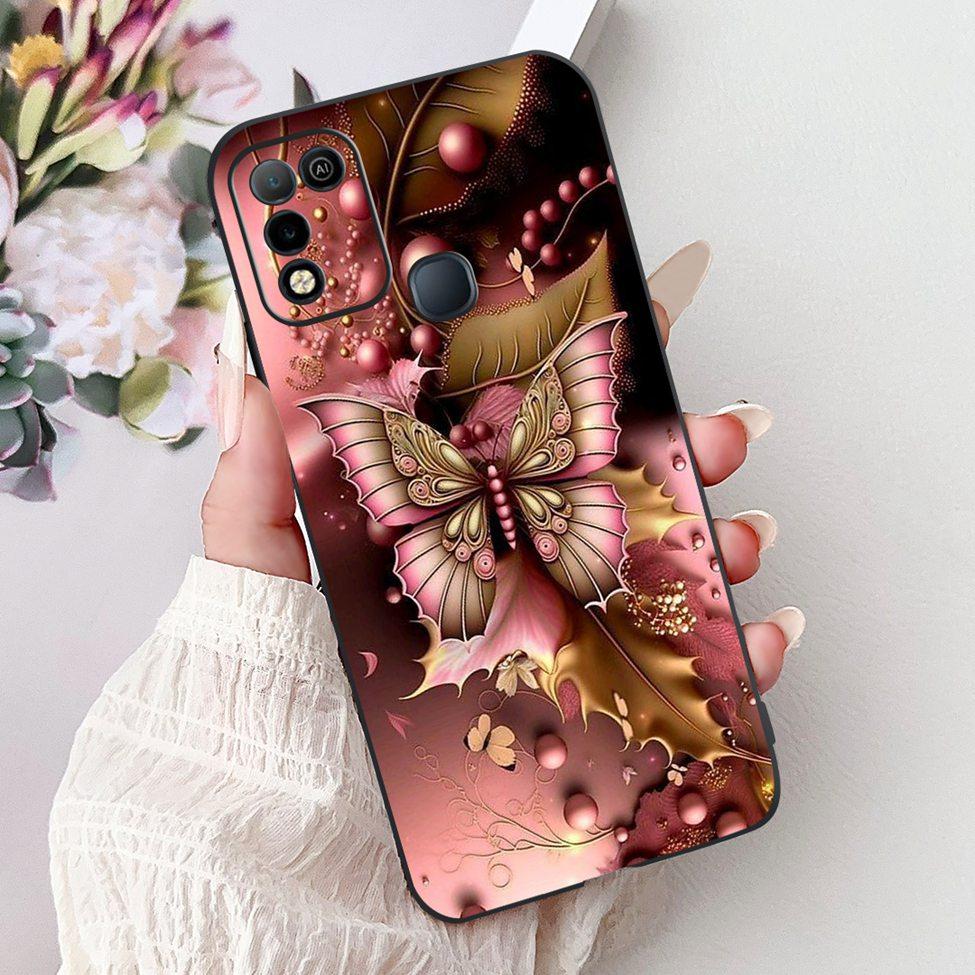 For Infinix Hot 10 X682C 10s X689B 10play X688C Back Cover For Infinix Hot 10 Play Case Shockproof Fashion Cute Cartoon Silicone