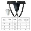 Karate Boxe Jockstrap Destacável Engrossar Casca Rígida Jockstrap Confortável Protetor Respirável #468758