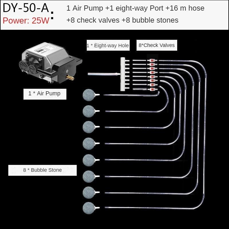 Aquarium Electromagnetic Air Pump High Power Silent Oxygenation Pump Fish Tank Aquaculture Oxygenation Equipment