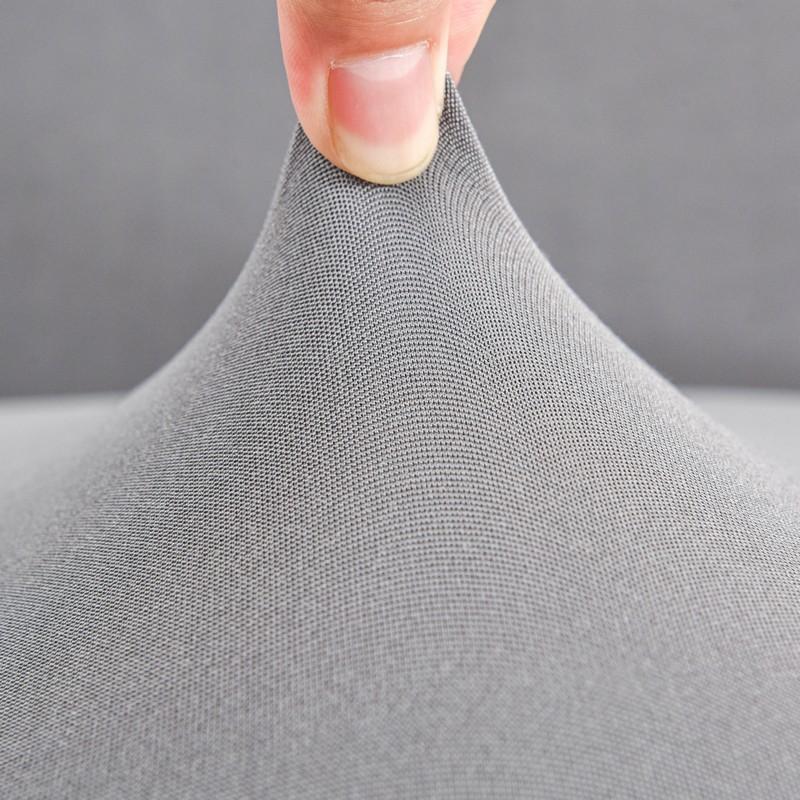 

1PC Spandex Elastic Chair Covers Dining Room Universal Size Chair Seat Slipcvoer For Wedding Banquet Hotel Stretch Chair Cover 1PC темно-сірий колір