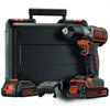 Drill-driver Black & Decker ASD184KB