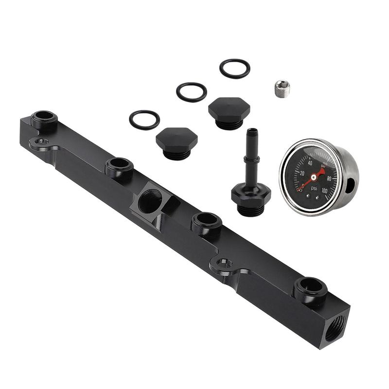 Fuel Rail Fuel Pressure Gauge for Honda K20 K24 Convenient tallation