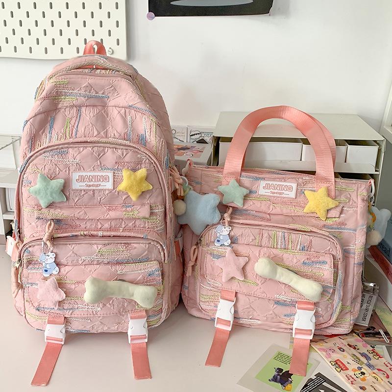 Schoolbags  Primary School Students Children  Girls  Junior High School Students  Two Piece Backpacks