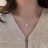 Elegant Women's Single Diamond Clavicle Necklace – Light Luxury Design with Gentle, Versatile Style for All Occasions