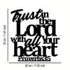 Metal Bible Verse Wall Art Proverbs 35 6 Inspirational Christian Home Decor