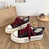 Versatile black canvas shoes women's 2026 spring new leisure sports low-top board shoes canvas shoes