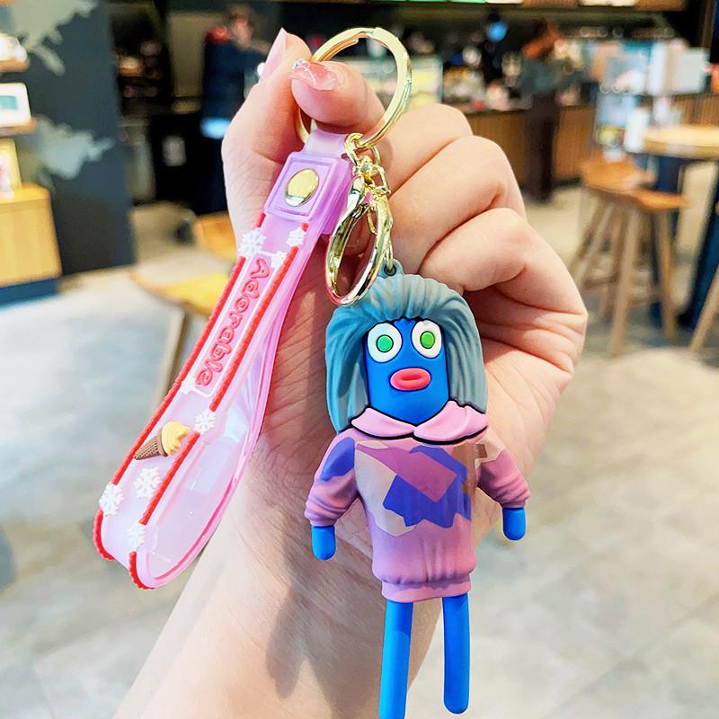 Cartoon Adorable Quinn Keychain Creative Personalized Gift Friends For
