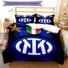 3pcs Football Team (8) Design Cover Set - HD Printed Bedding with 1 Cover and 2 Pillowcases - Perfect for Home and Dorm Decor
