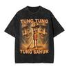 Tung Tung Tung Sahur Found Dead Breaking News Meme Tshirt Men  Unique Cotton Tees O Neck Short Sleeve T Shirt Printed Clothes
