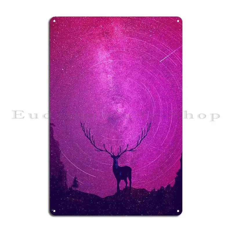 The Legendary Deer Metal Plaque Decoration Party Wall Decor Iron Plaques Tin Sign Poster