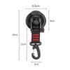 1Pc Outdoor Tent Securing Hook Strong Suction Cup Anchor Heavy Duty Tie Down Camping Canopy Awning Tarp Carabiner Outdoor Tools