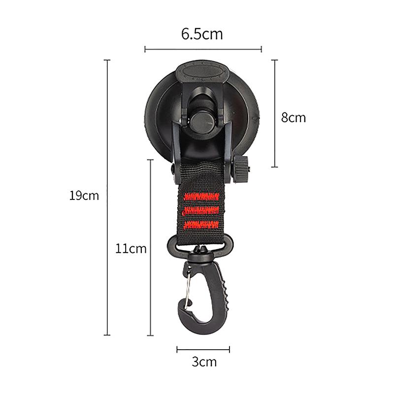 1Pc Outdoor Tent Securing Hook Strong Suction Cup Anchor Heavy Duty Tie Down Camping Canopy Awning Tarp Carabiner Outdoor Tools