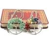 Silk-Wound Natural Gravel Crystal Tree Of Life, Colorful Natural Stone Fortune Tree Necklace Direct Sales N58