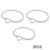 Bangles Original Love Heart Clasp Charms Beads Snake Chain Luxury DIY Jewelry For Women Gift