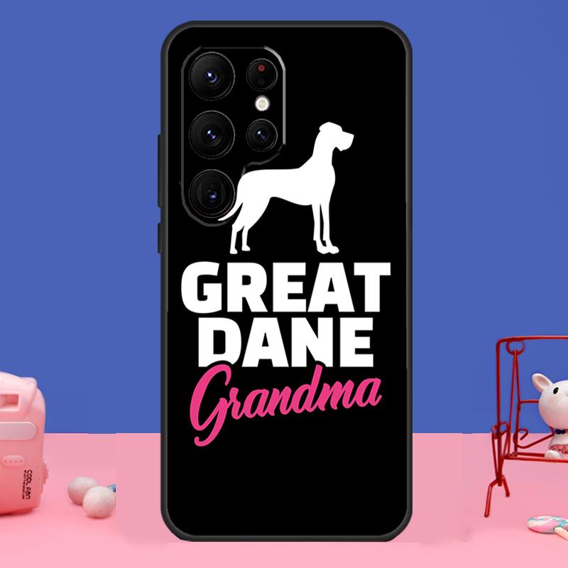 Great Dane Dog Case For Samsung Galaxy S23 S24 Ultra S21 S22 Plus Note 20 Note 10 S8 S9 S10 S20 FE Cover