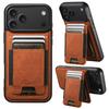 Magnetic Wireless Charging Case for 17 Pro Max 16 15 14 13 Separate Card Bag Business Phone Case