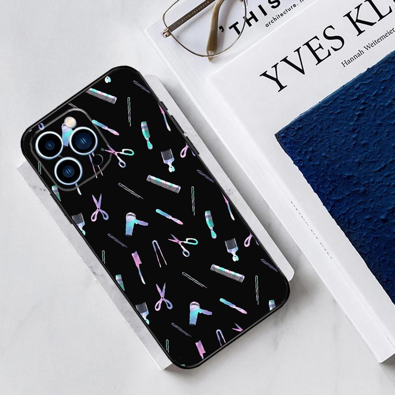 

Hair Stylist Hairdresser Case For iPhone 17 Air 15 14 13 12 11 16 Pro Max Mini 16 15 Plus 16e Funda Silicone Cover iPhone 11