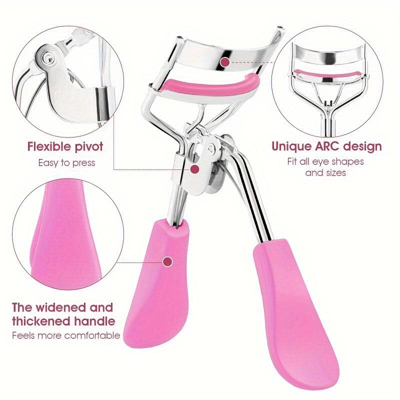 1PC Professional Eyelash Curler, Long-Lasting Lash Curling Tool for Natural Curl, Ergonomic Makeup Tool for Women,Non-Slip Grip