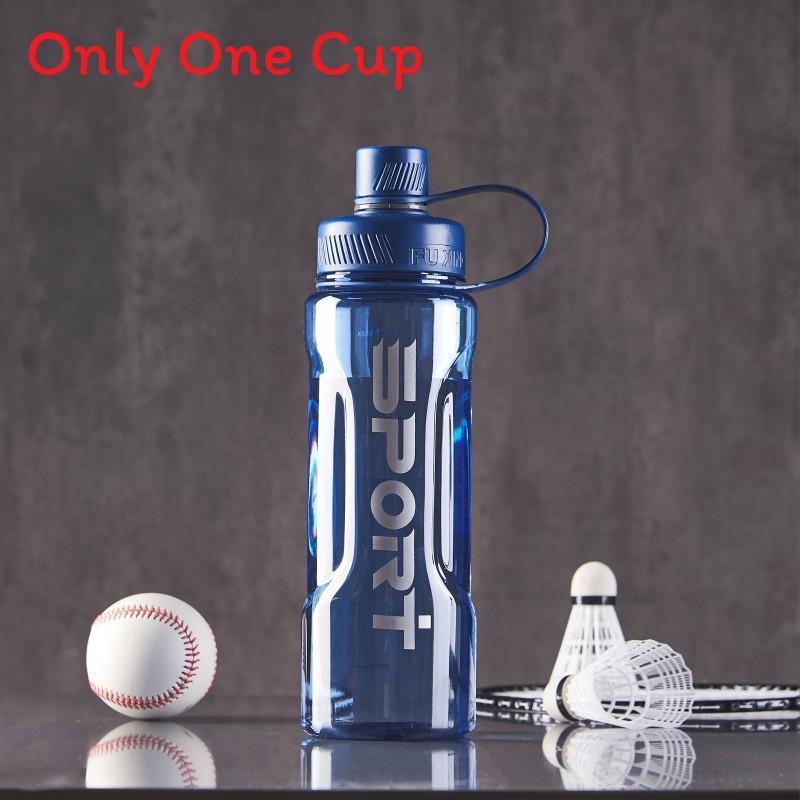 

Large Capacity Sports Water Bottle With Drop Resistant Pc Material For Fitness Enthusiasts 1000ml синій