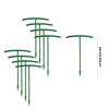 4/8set Plastic Plant Support Pile Stand Plant Support Pile for Flowers Greenhouses Arrangement Fixing Rod Holder Garden Tools