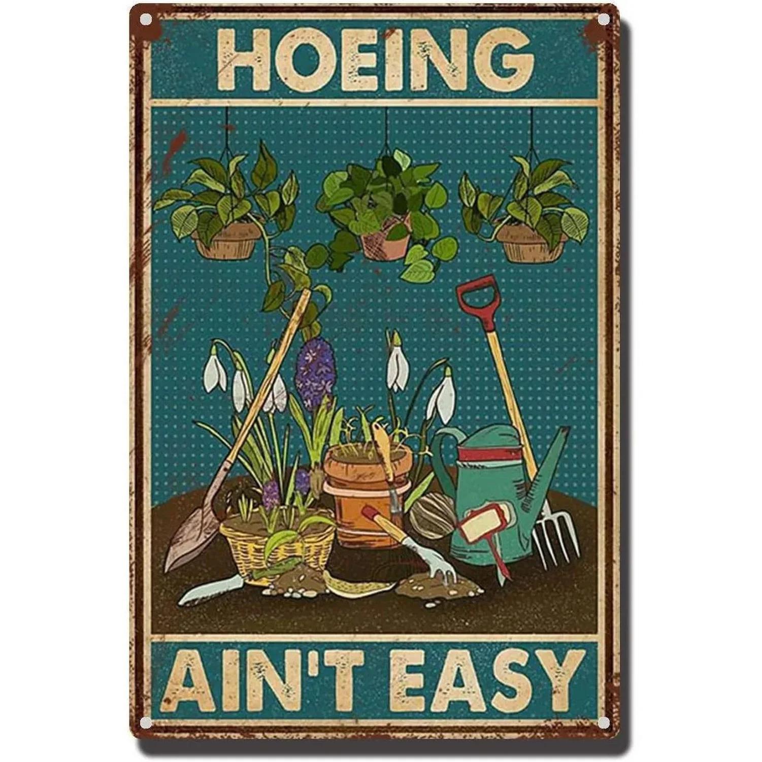 

Plaque Metal Tin Signs Gardening Plants Wall Decoration Vintage Art Posters Iron Painting for Man Cave Home Cafe Garden Club Bar 30x20cm