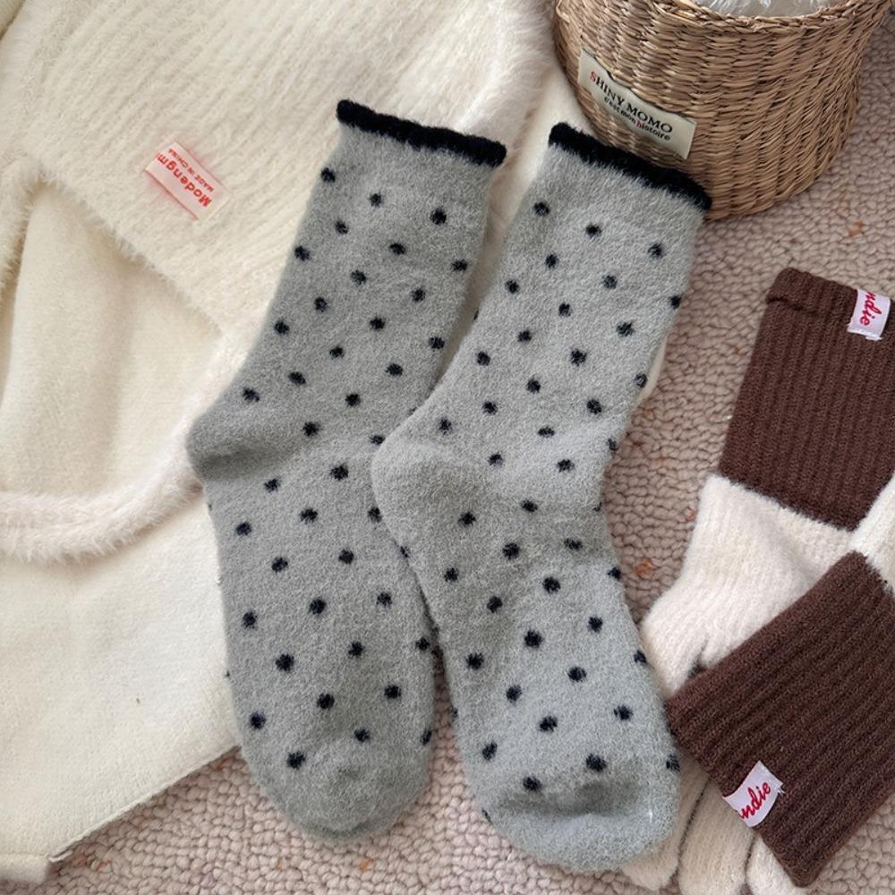 Plush Thermal Sleep Sock Thicken Snow Boot Socks New Women Socks  Autumn Winter