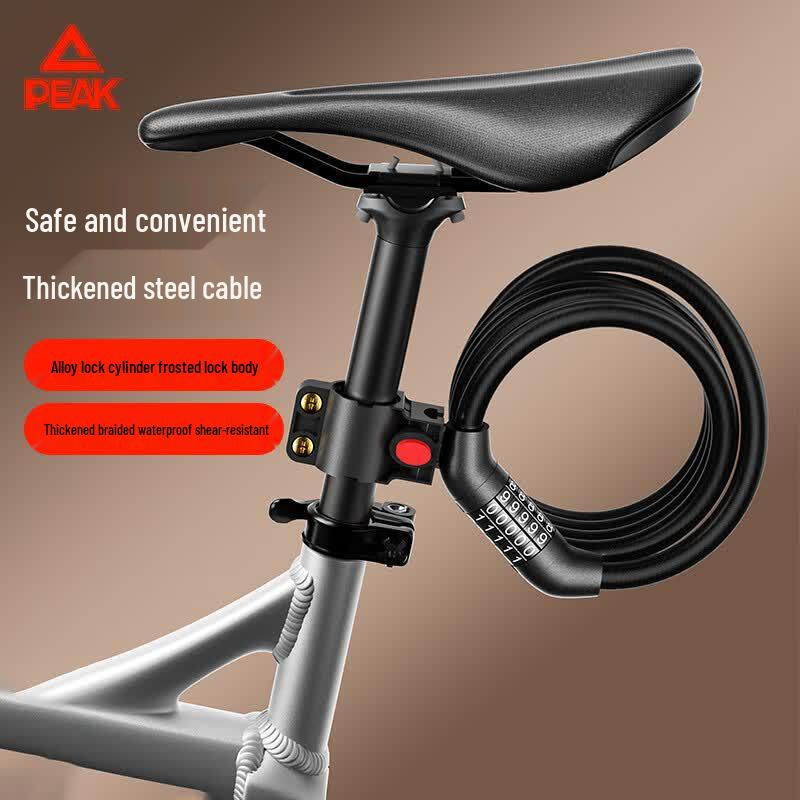 Peak Portable Anti-Theft Combination Bike Lock