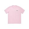 Li Ning Skateboard Series Graffiti Theme Letter Print Pattern Round Neck Pullover Casual Short Sleeve T-Shirt Men T-Shirt Pink AHSU277-3